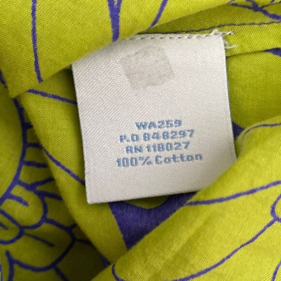 Boden Green Floral Beach Coverup Dress Size 4 - Picture 9 of 9